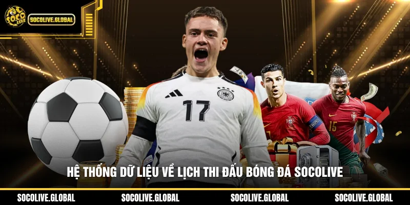 Hệ thống dữ liệu về lịch thi đấu bóng đá Socolive